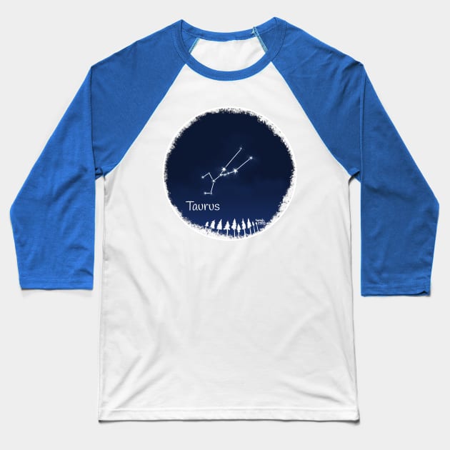 Taurus horoscope Baseball T-Shirt by Aurealis